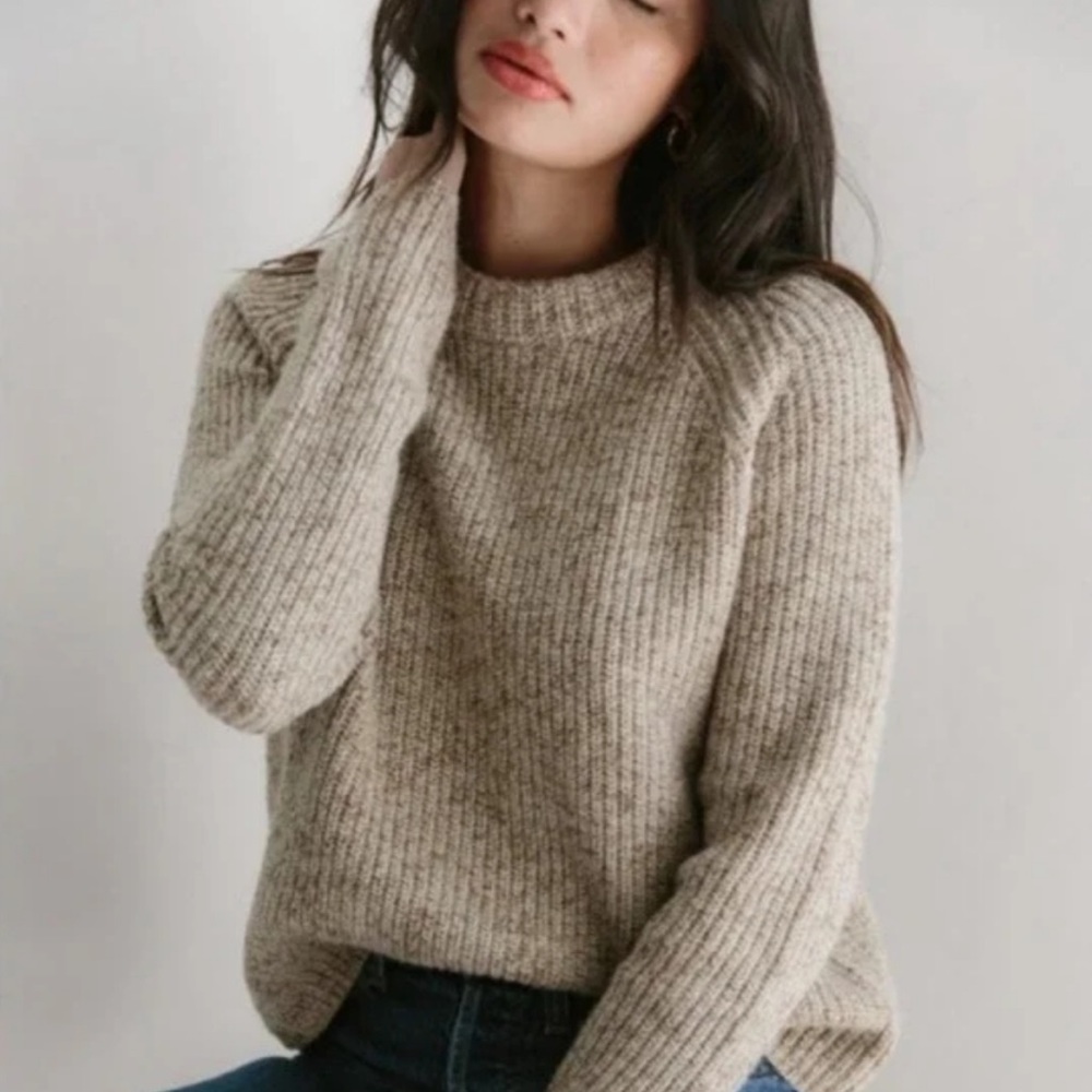 Jenni Kayne Cashmere Fisherman Sweater - XS